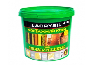 Акриловый клей для бамбука, пробки, натуральных покрытий Лакрисил (Lacrysil) 4.5 кг