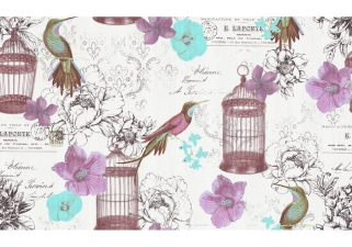 Виниловые обои на флизелиновой основе Статус Эдем метровые 1.06х10.05 м 9037-19